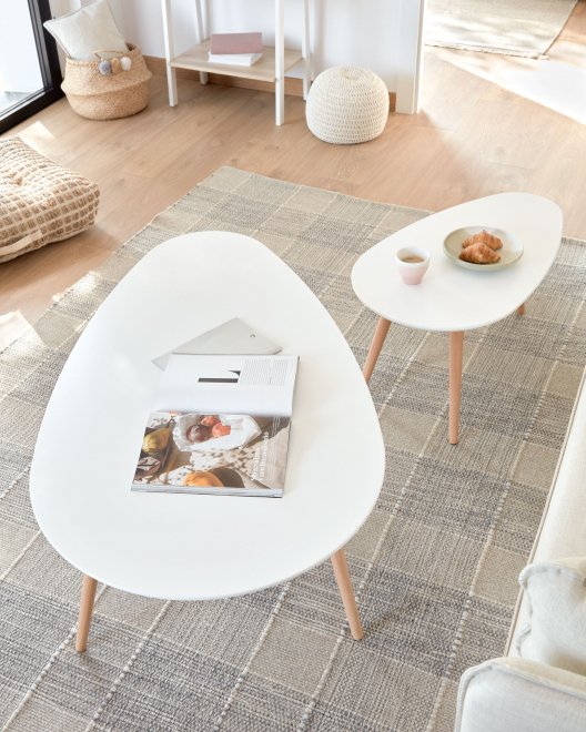 Комплект столиков Brick белый