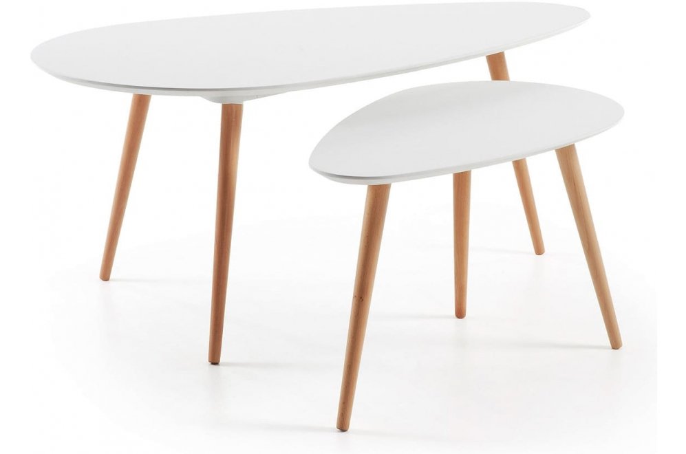 Комплект столиков Brick белый