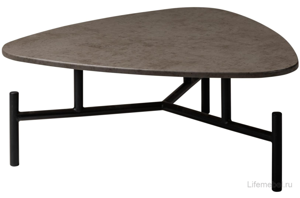 Комплект столиков Fin натуральный / бетон