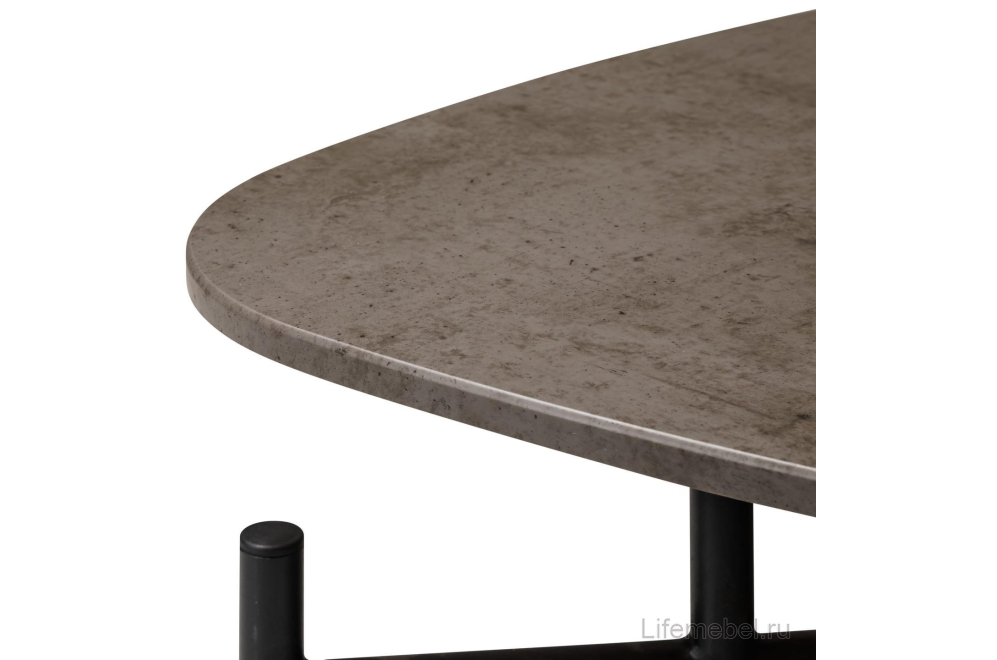 Комплект столиков Fin натуральный / бетон