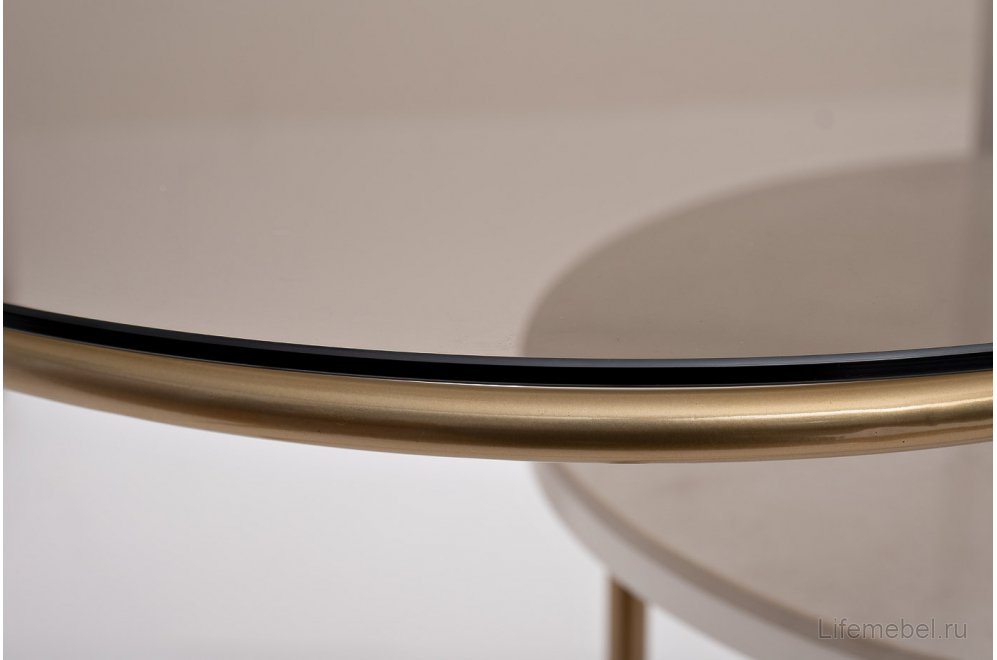 Комплект столиков Лунг светло-серый