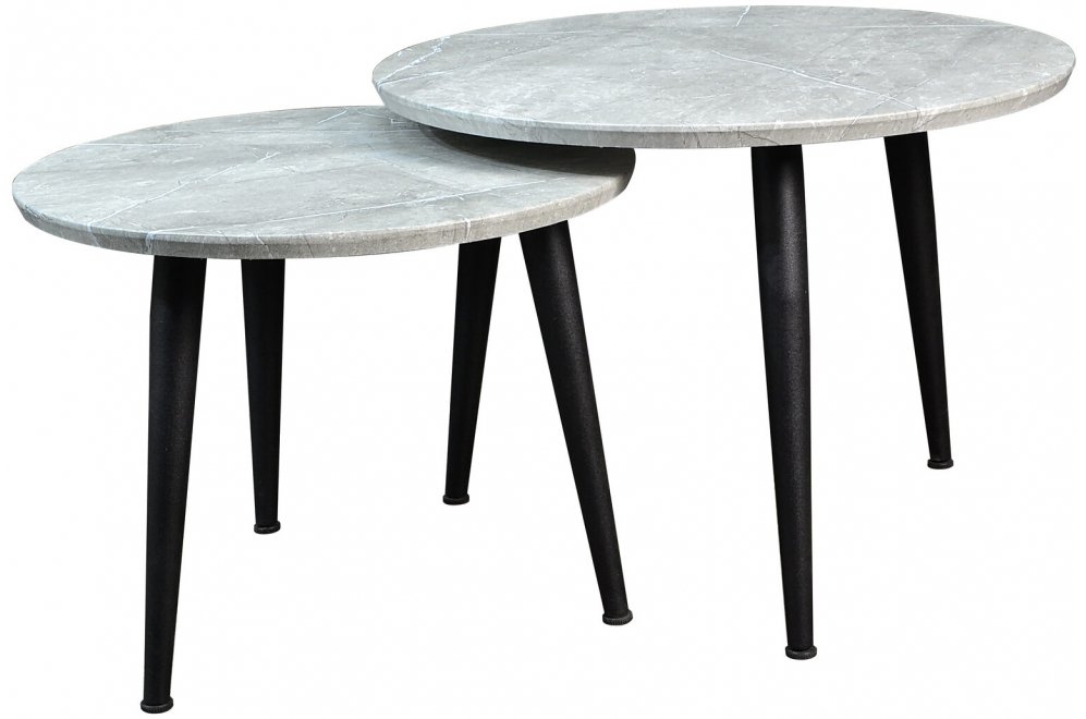 Комплект журнальных столиков Cascade серый