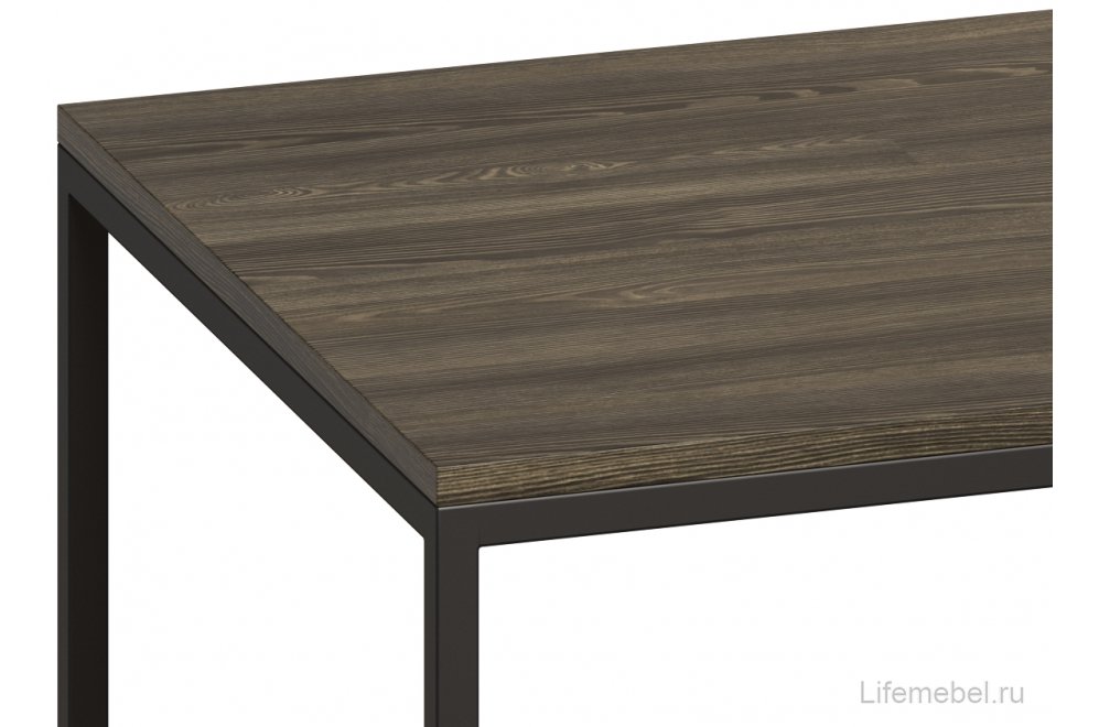 Приставной столик Бервин серый