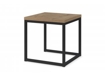 Журнальный стол SMALL LOGIC teakwood/черный