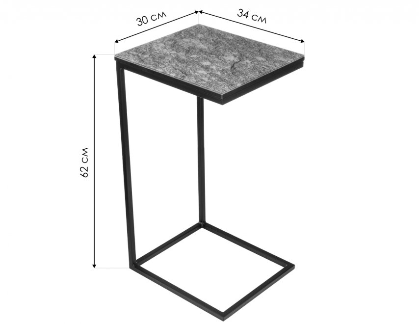 Журнальный столик Геркулес малахит