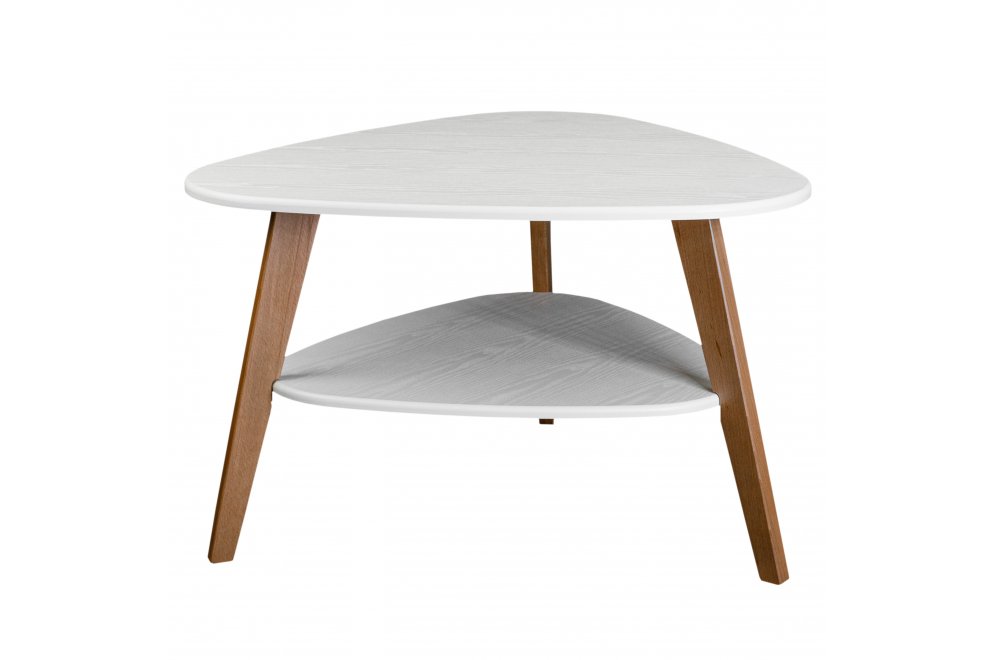 Журнальный столик BeautyStyle 24 81x77 МДФ белый/ дерево бук