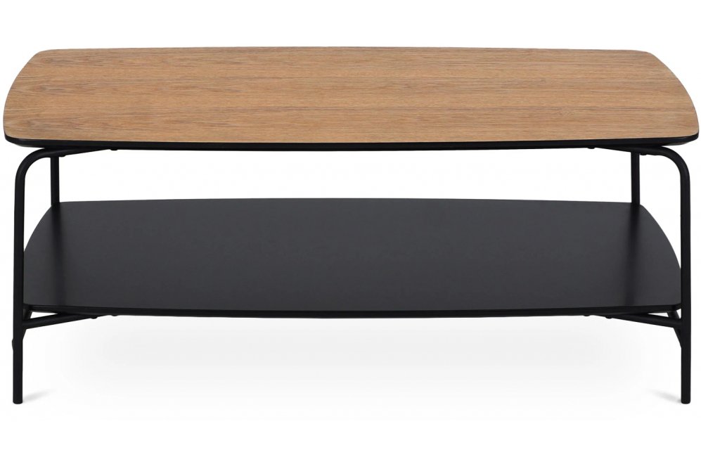 Стол журнальный Genua коричневый / черный