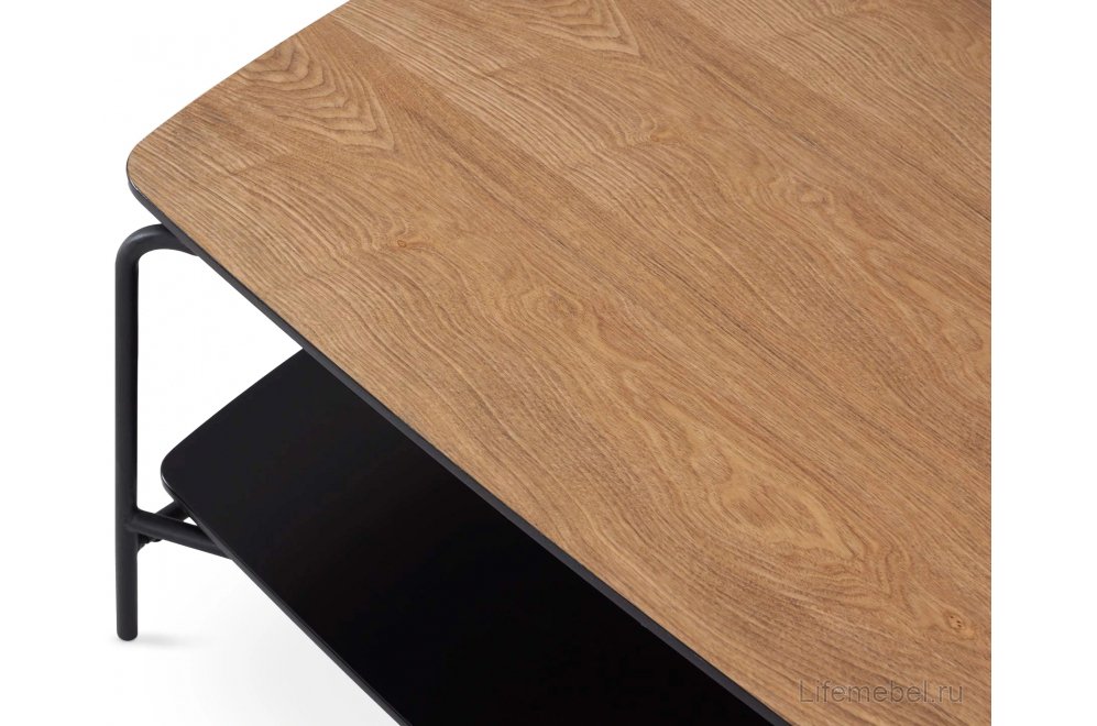Стол журнальный Genua коричневый / черный