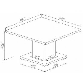 Журнальный столик Римини 2011