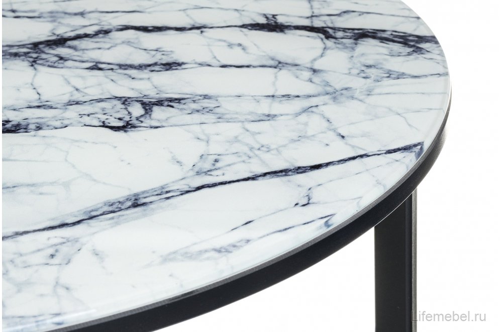 Журнальный столик Волопас белый мрамор