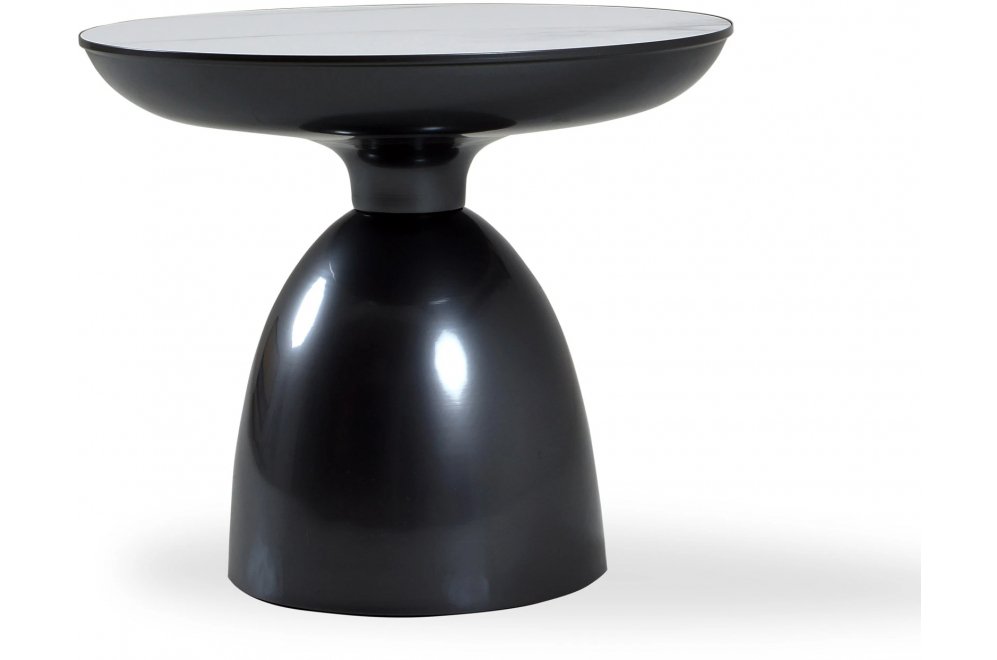 Столик журнальный Nofon mid белый / черный