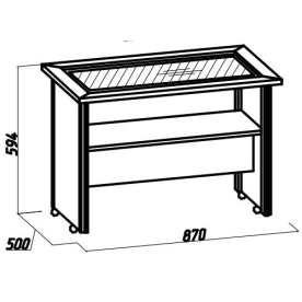 Журнальный столик Милана 1