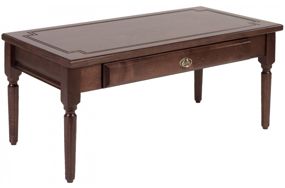 Журнальный стол Оливия тёмно-коричневый