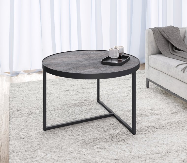 Журнальный стол ROUND 800 Graphit