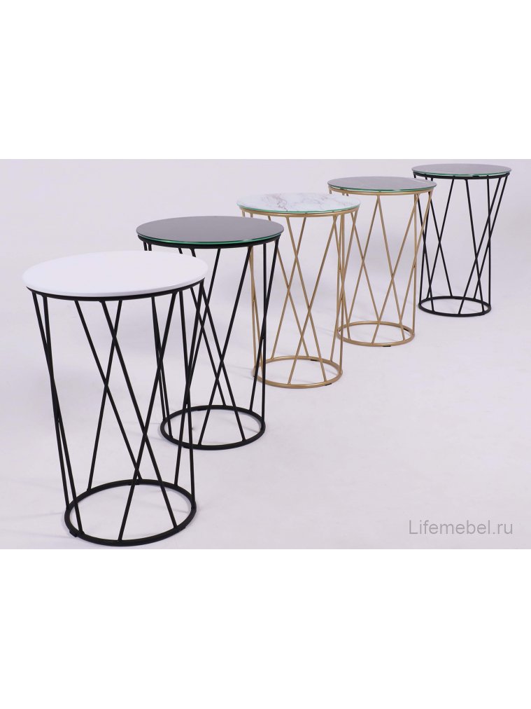 Журнальный столик Аллюр черный / черный