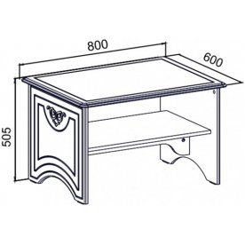 Журнальный столик Ассоль плюс АС-12