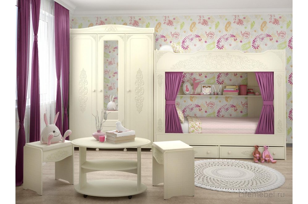 Журнальный столик Ассоль плюс АС-17 ваниль