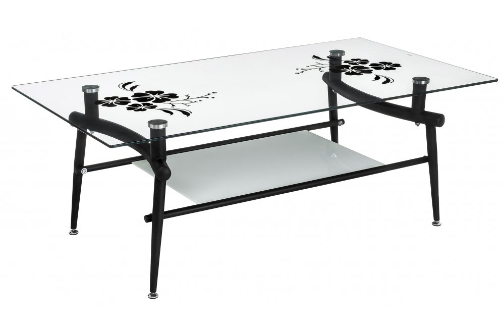 Журнальный столик Bor ножки черные