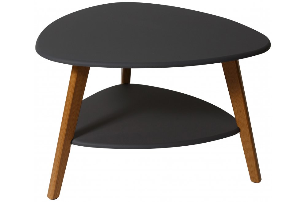 Журнальный столик Бруклин графит / дуб светлый