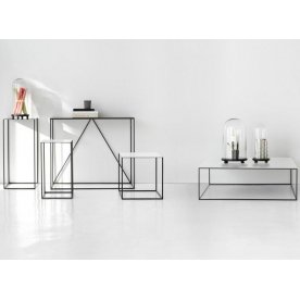 Журнальный столик CTS-100G-WHT-BLK