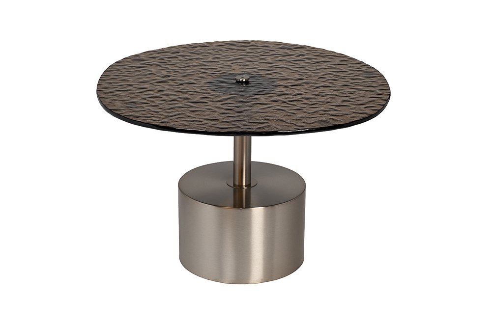 Журнальный столик Дарт коричневый / хром