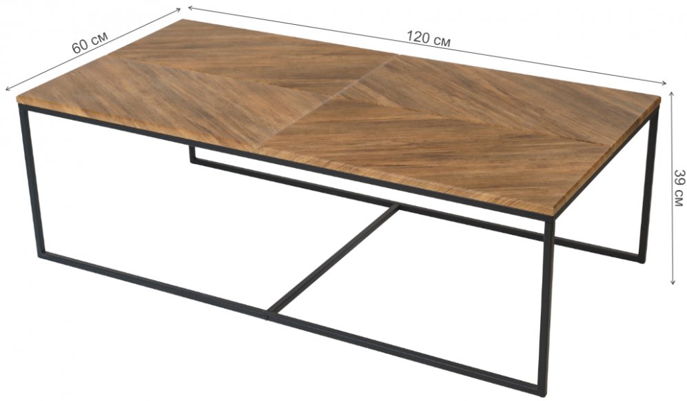 Журнальный столик Эклектик дуб американский