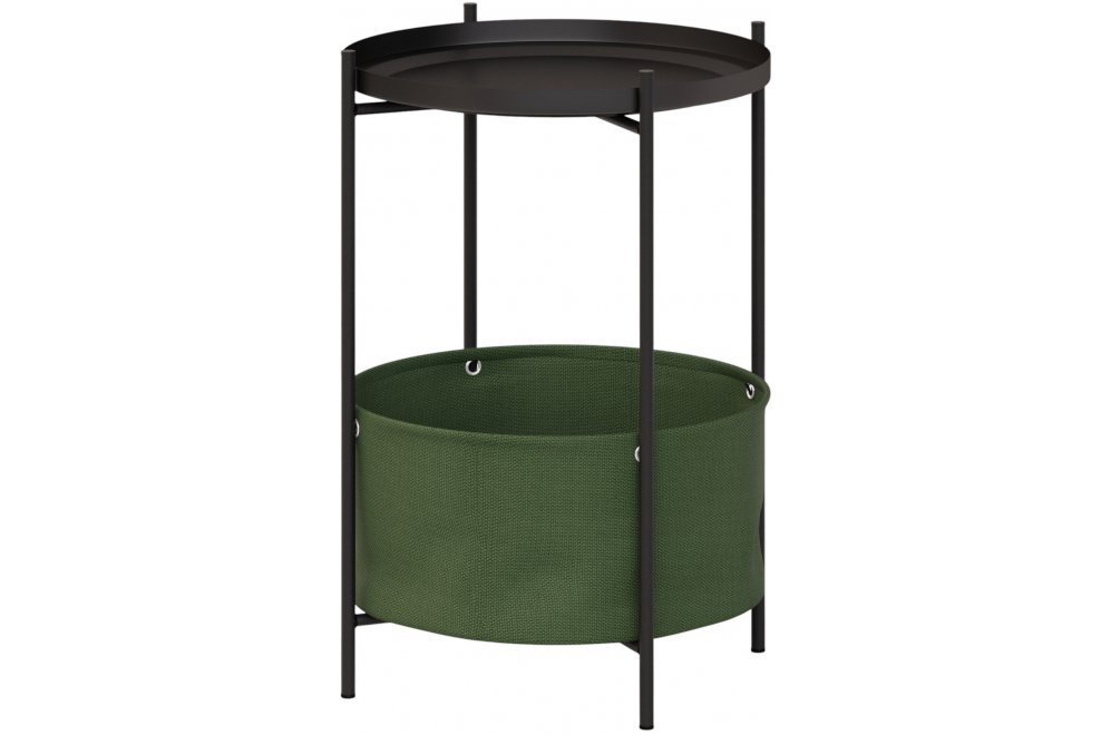 Журнальный столик Элдей хаки / черный