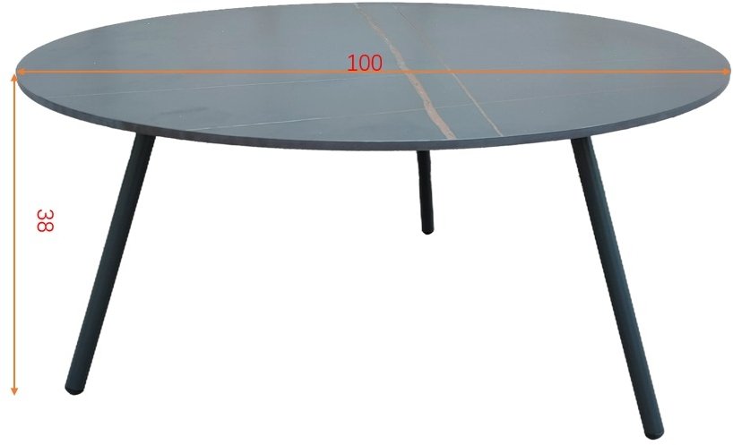 Журнальный столик Эмбрейс 110 антрацит