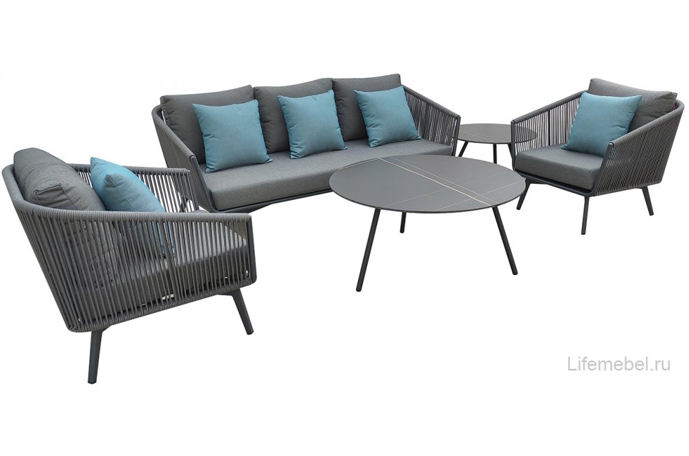 Журнальный столик Эмбрейс 110 антрацит