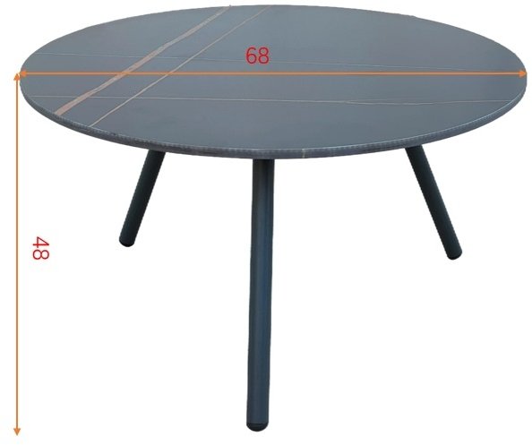 Журнальный столик Эмбрейс 68 антрацит