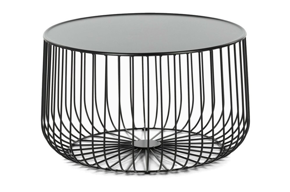 Журнальный столик Flat cage 65 черный