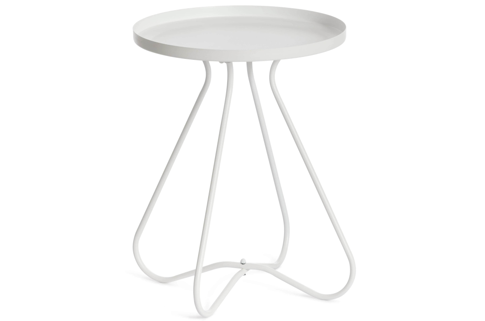 Журнальный столик Gland 40x40x45 металл белый