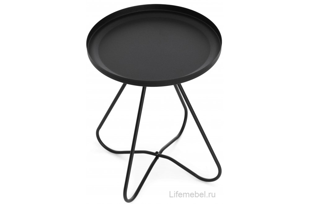Журнальный столик Gland 40x40x45 металл черный