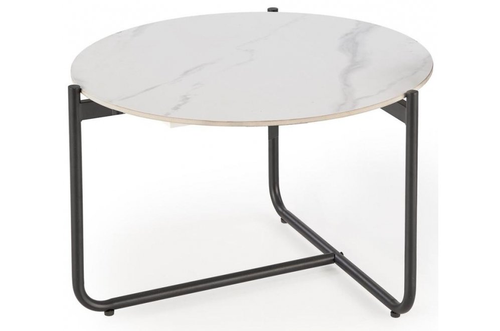 Журнальный столик Acuna белый агломерат