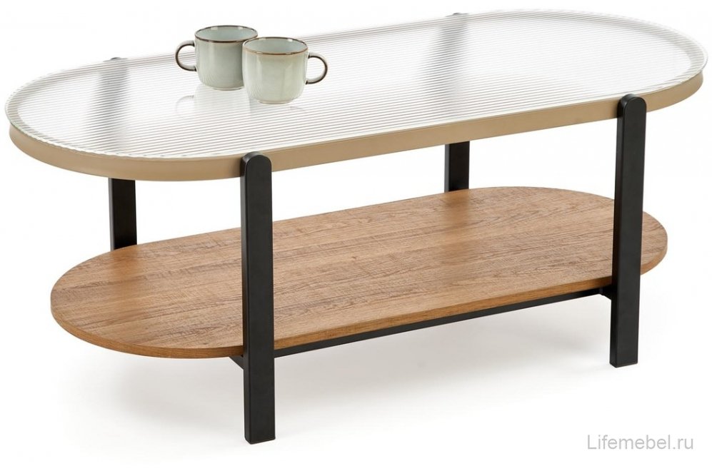 Журнальный столик Kamala прозрачное стекло