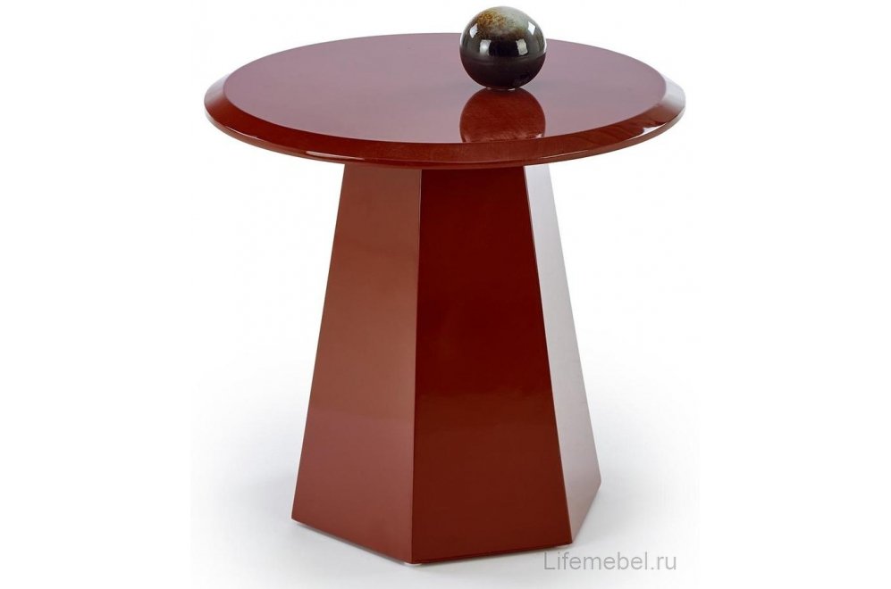 Журнальный столик Loca бордовый