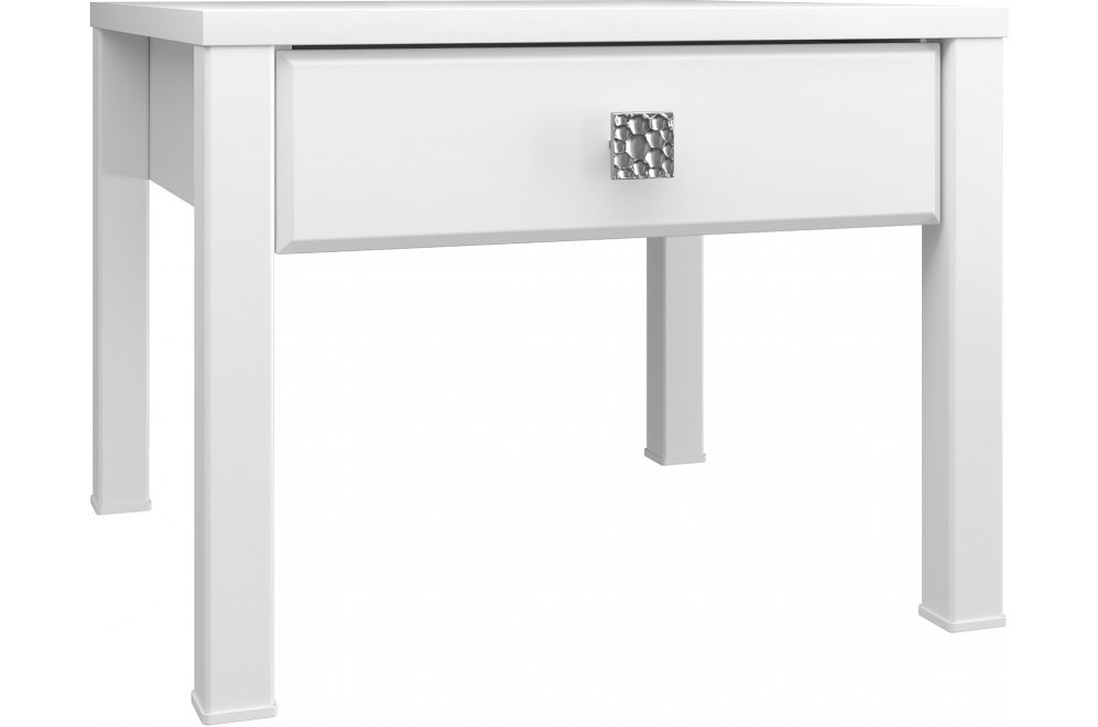 Журнальный столик Изабель ИЗ-44К белое дерево