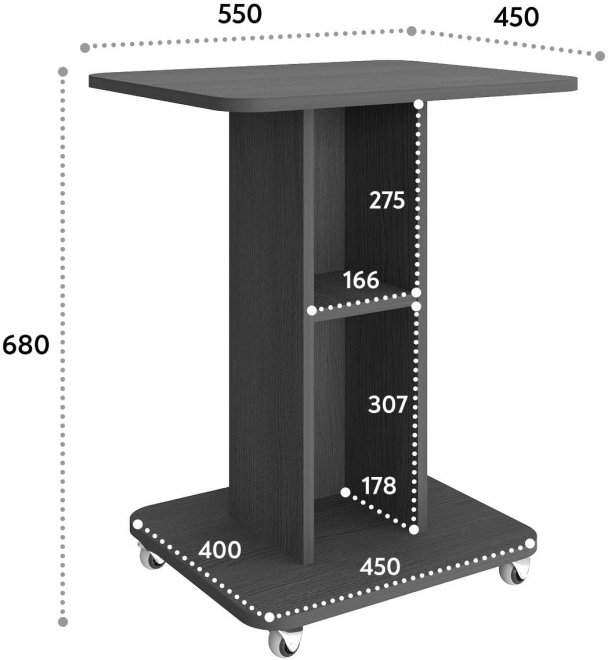 Журнальный столик К-31 венге