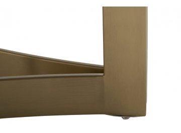 Журнальный столик Селин 90x90 белый / золотой