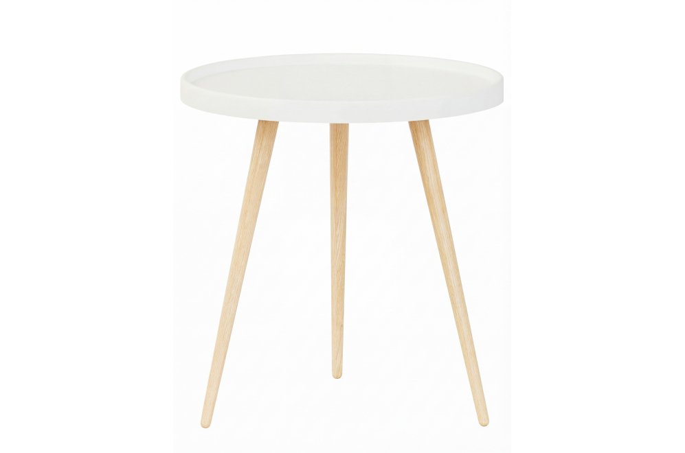 Журнальный столик Келли белый / бежевый