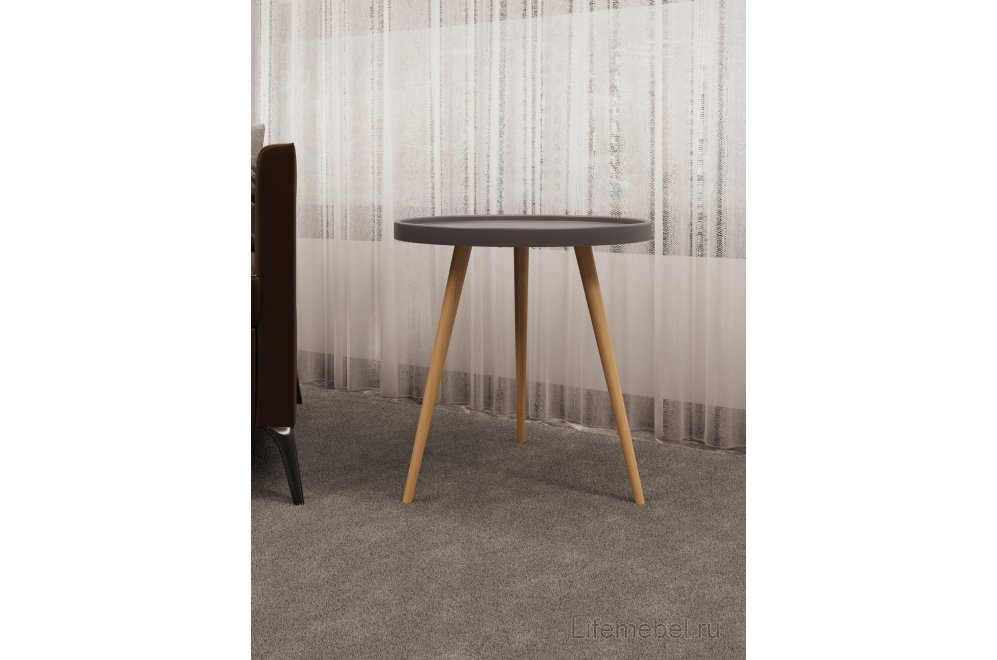 Журнальный столик Келли графит / бежевый