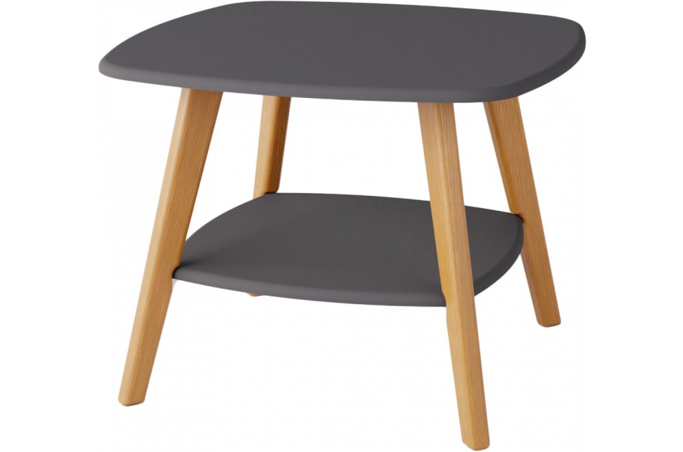 Журнальный столик Хадсон графит / дуб светлый