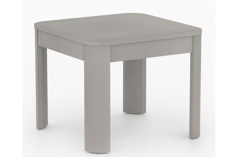 Журнальный столик Квадро риббек серый