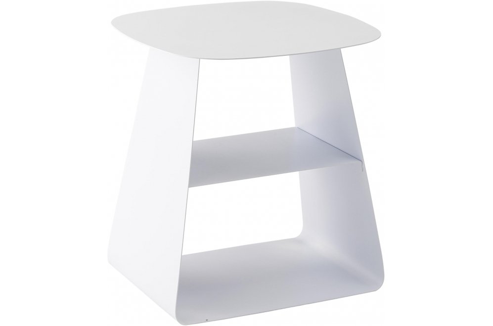 Журнальный столик Ривен металл белый