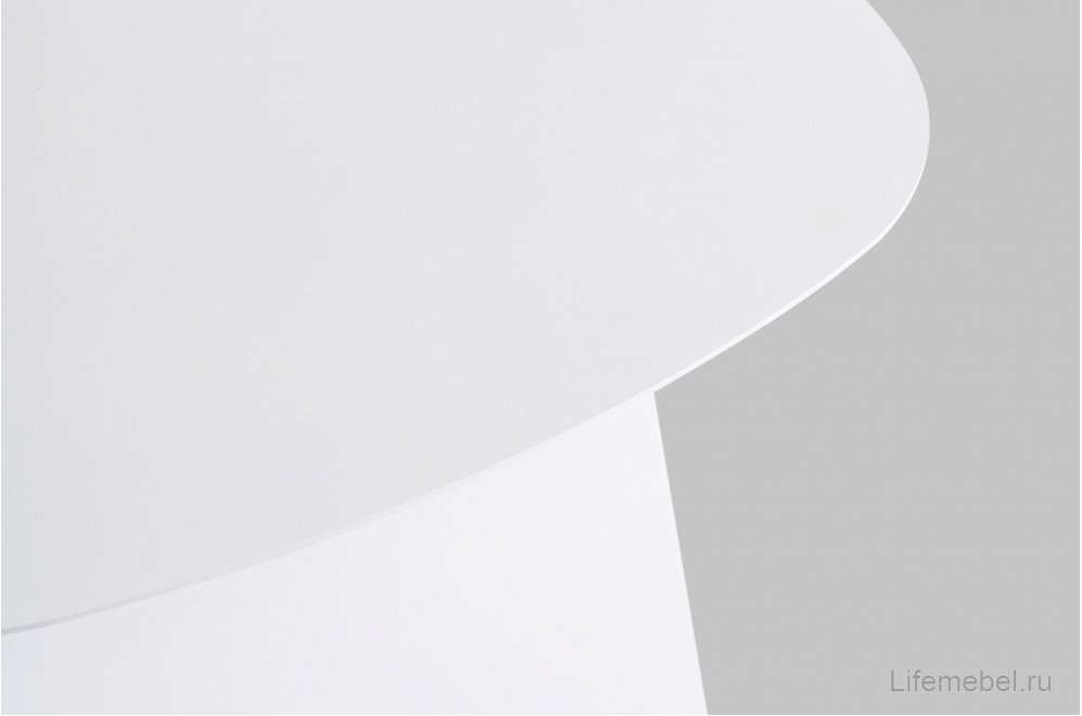 Журнальный столик Ривен металл белый