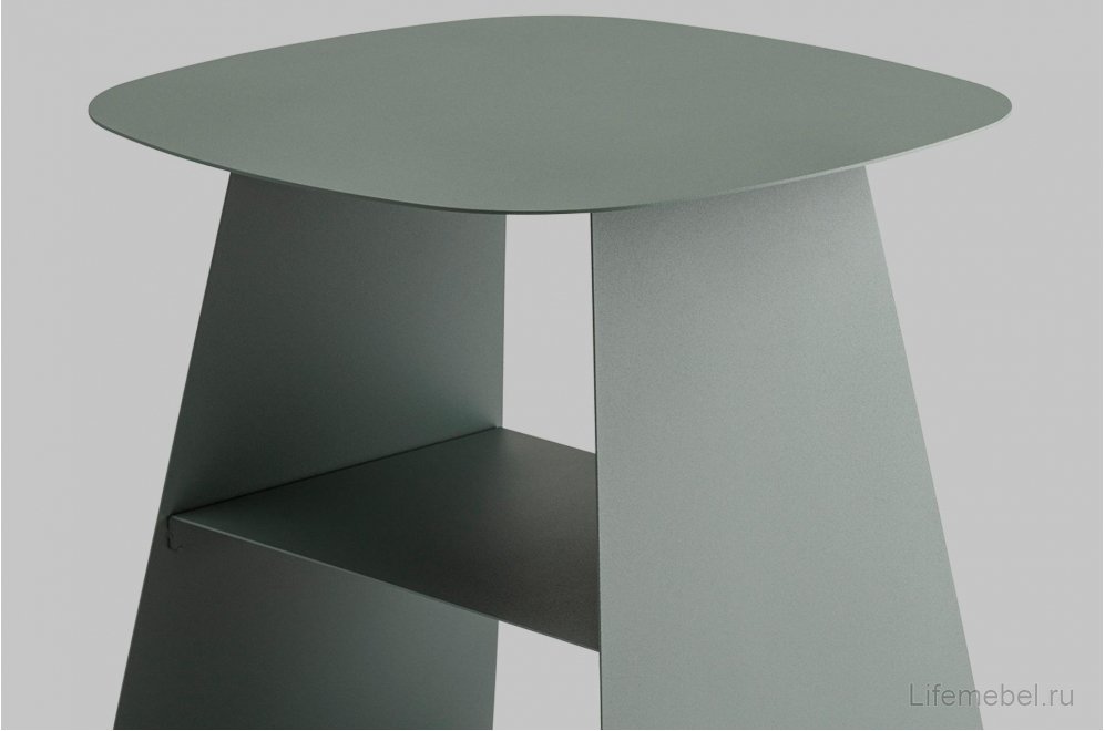 Журнальный столик Ривен металл зеленый