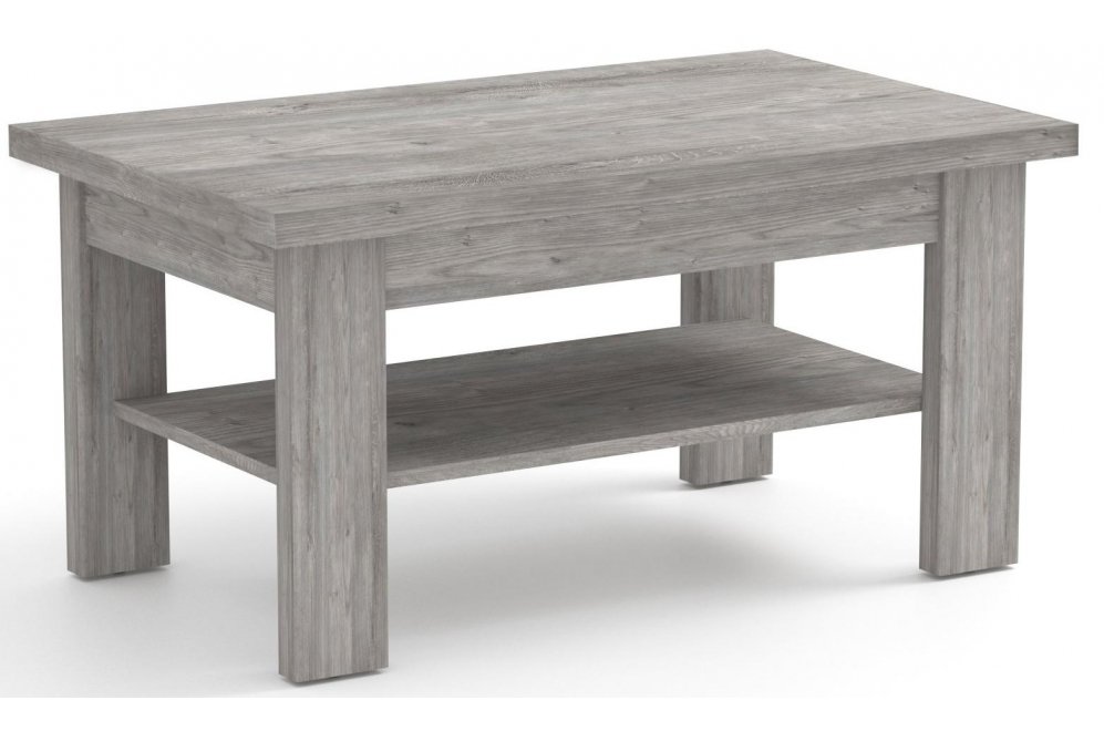 Журнальный столик Норд риббек серый