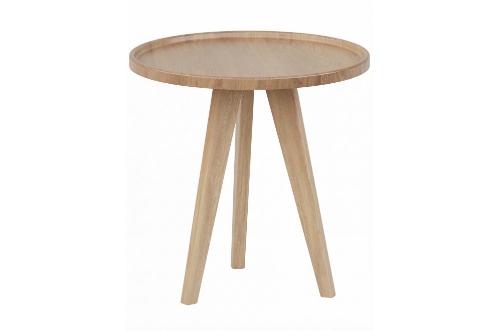 Журнальный столик Полли дуб янтарный / бежевый