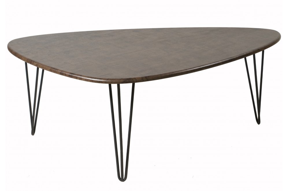 Журнальный столик Престон браун / черный