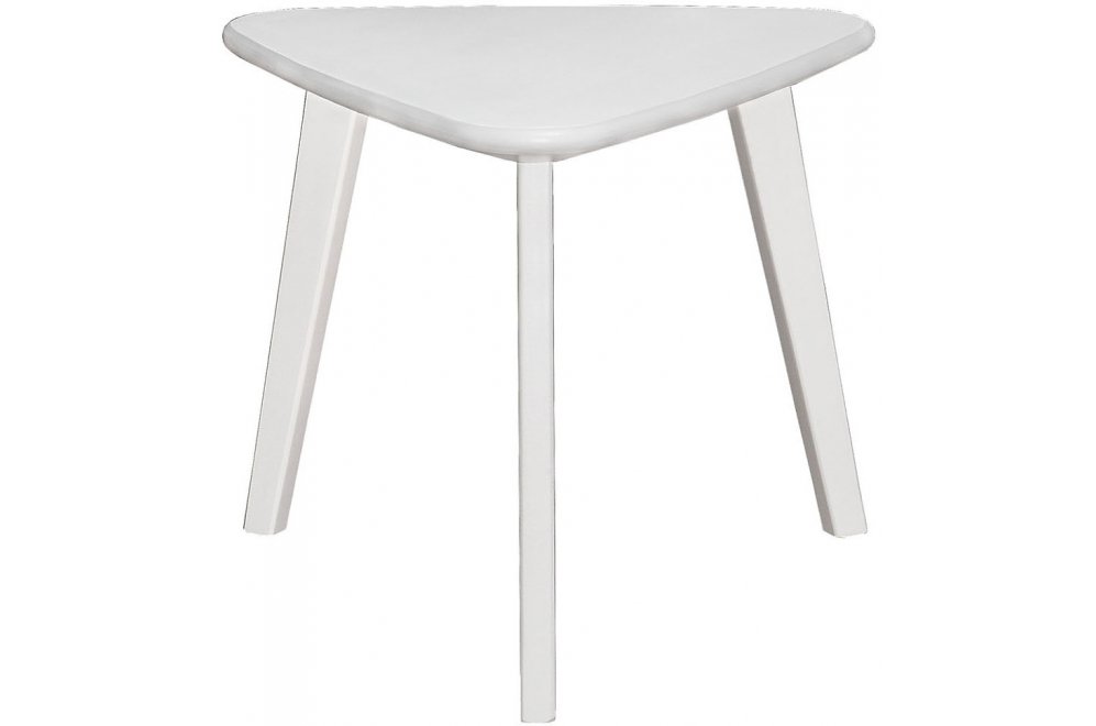 Журнальный столик Ретро треугольный снег